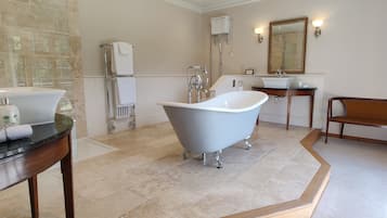 Chambre Double Signature, salle de bains attenante, vue mer (Heddon) | Salle de bain