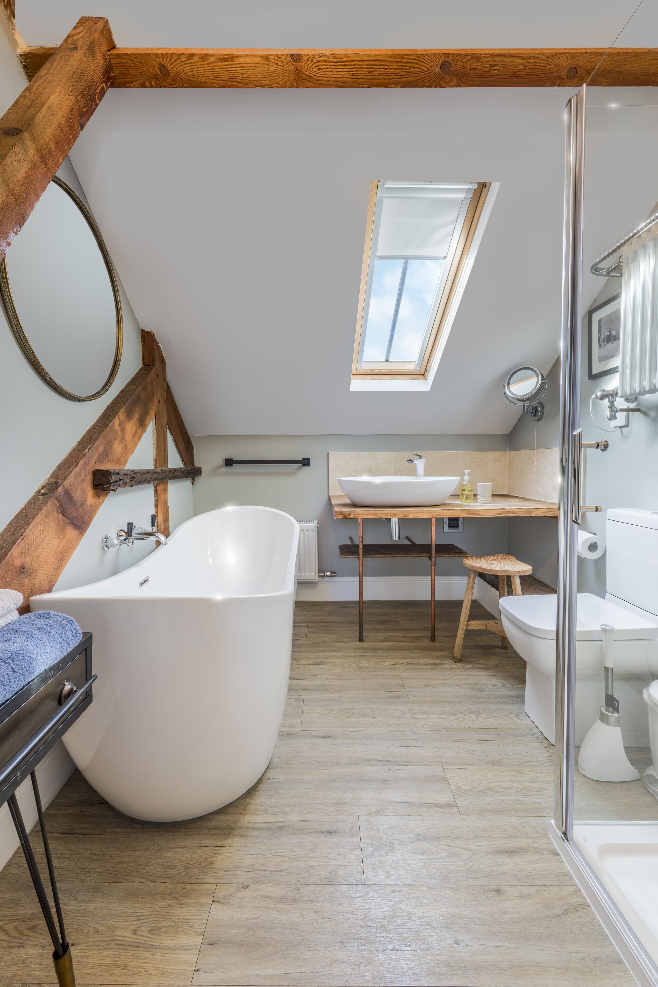 Suíte clássica, suíte, vista parcial para o mar | Banheiro