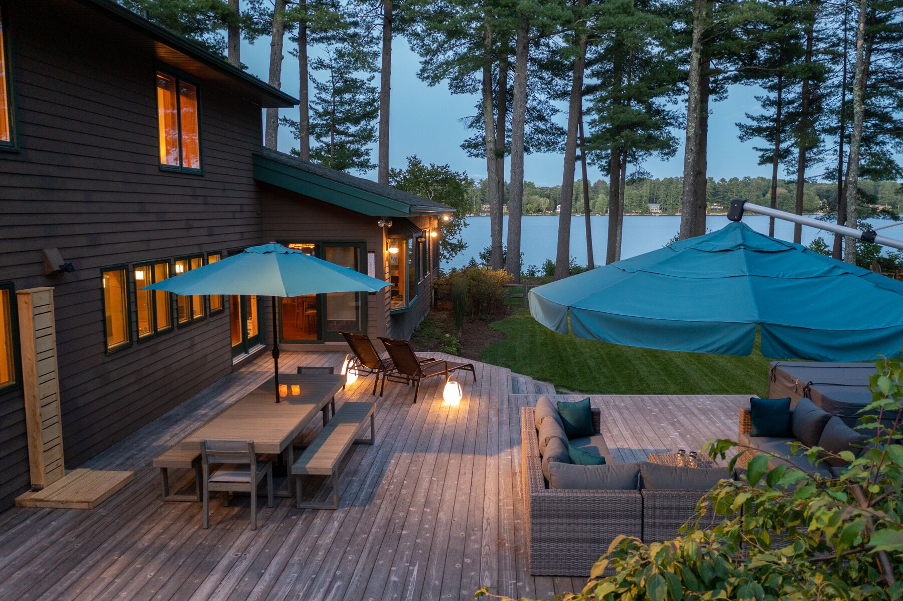 Magical summer nights on the deck