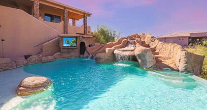BIGGEST BEST MANSION In NE Scottsdale Area- VIEWS, Infinity Pool, MOVIE THEATER!