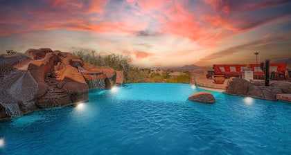 BIGGEST BEST MANSION In NE Scottsdale Area- VIEWS, Infinity Pool, MOVIE THEATER!
