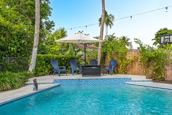 Piscine chauffée