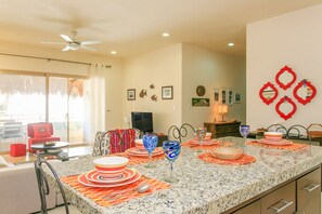 Panoramic Penthouse, 3 Bedrooms, Private Pool, City View | In-room dining - Zama Gardens by Stella Rentals (Tulum)