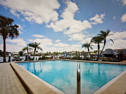 Vanderbilt Beach area with Bay views from Lanai.