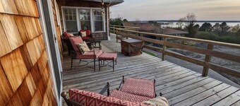 Enjoy elegant comfort with breathtaking water views on grand property