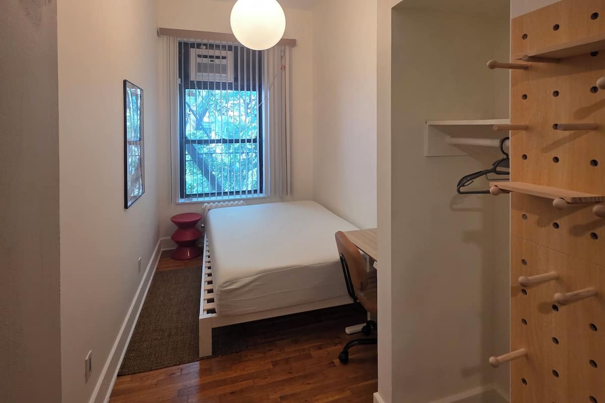 City Double Room (Shared Bathroom) | Blackout curtains, soundproofing, iron/ironing board (on request)