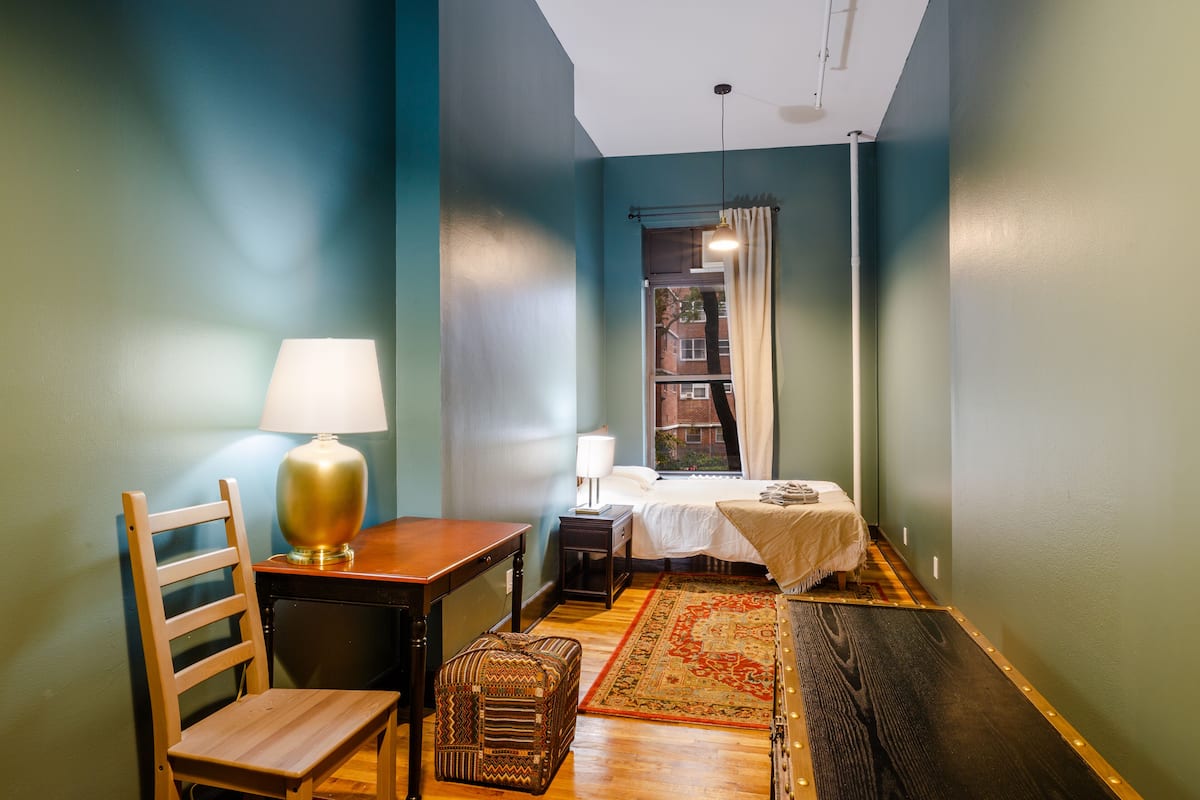 Individually furnished, blackout drapes, soundproofing