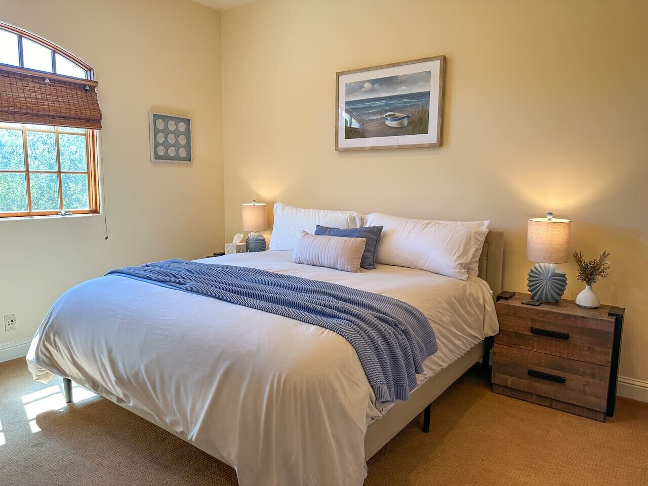 Desk, iron/ironing board, travel crib, free WiFi