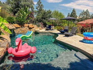 Outdoor pool, a heated pool - Wine Country Opulent Villa-Brush Creek (Santa Rosa)