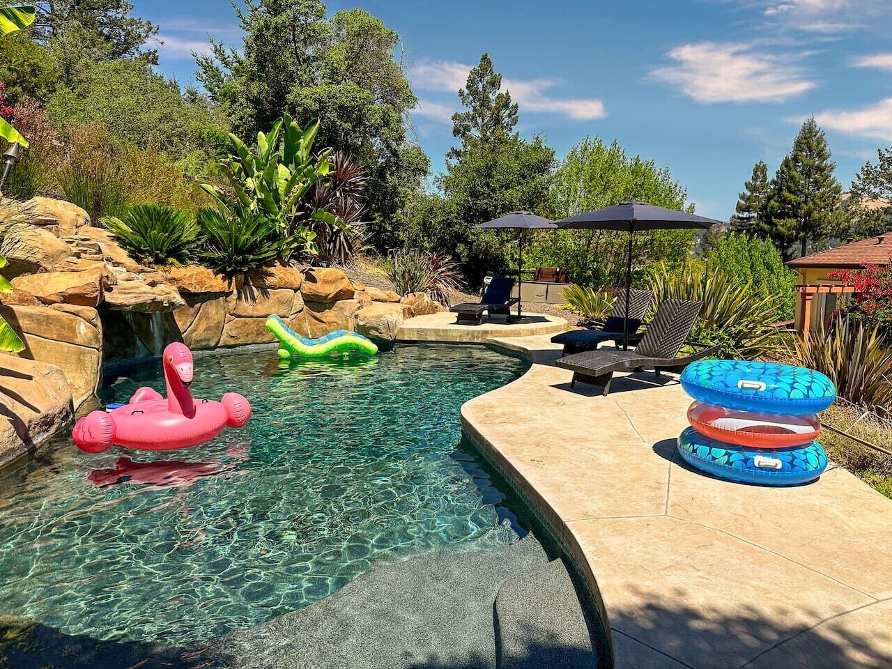 室外泳池、暖水池