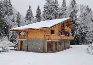 Exterior - Chalet de 230 m2 récent 12 pers 6 ch 5 sdb à Châtel Multipass summer member (Châtel)