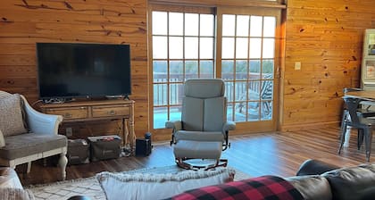 82 Acre Hobby Farm with Lincoln Log Cabin