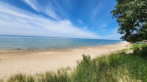 On the beach