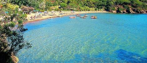 Una spiaggia nelle vicinanze