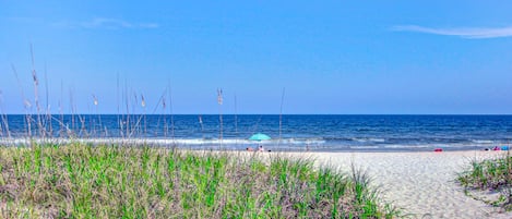 On the beach
