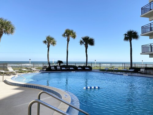 Beachfront Condo with Pool. Book today!!!