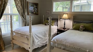 2 dormitorios, cuna de viaje, wifi gratis y ropa de cama