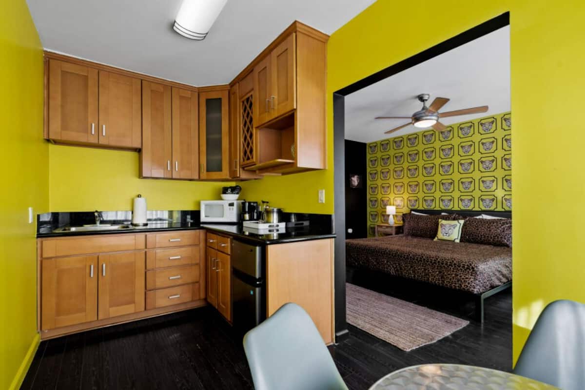 Design Studio Suite | Premium bedding, memory foam beds, desk, laptop workspace
