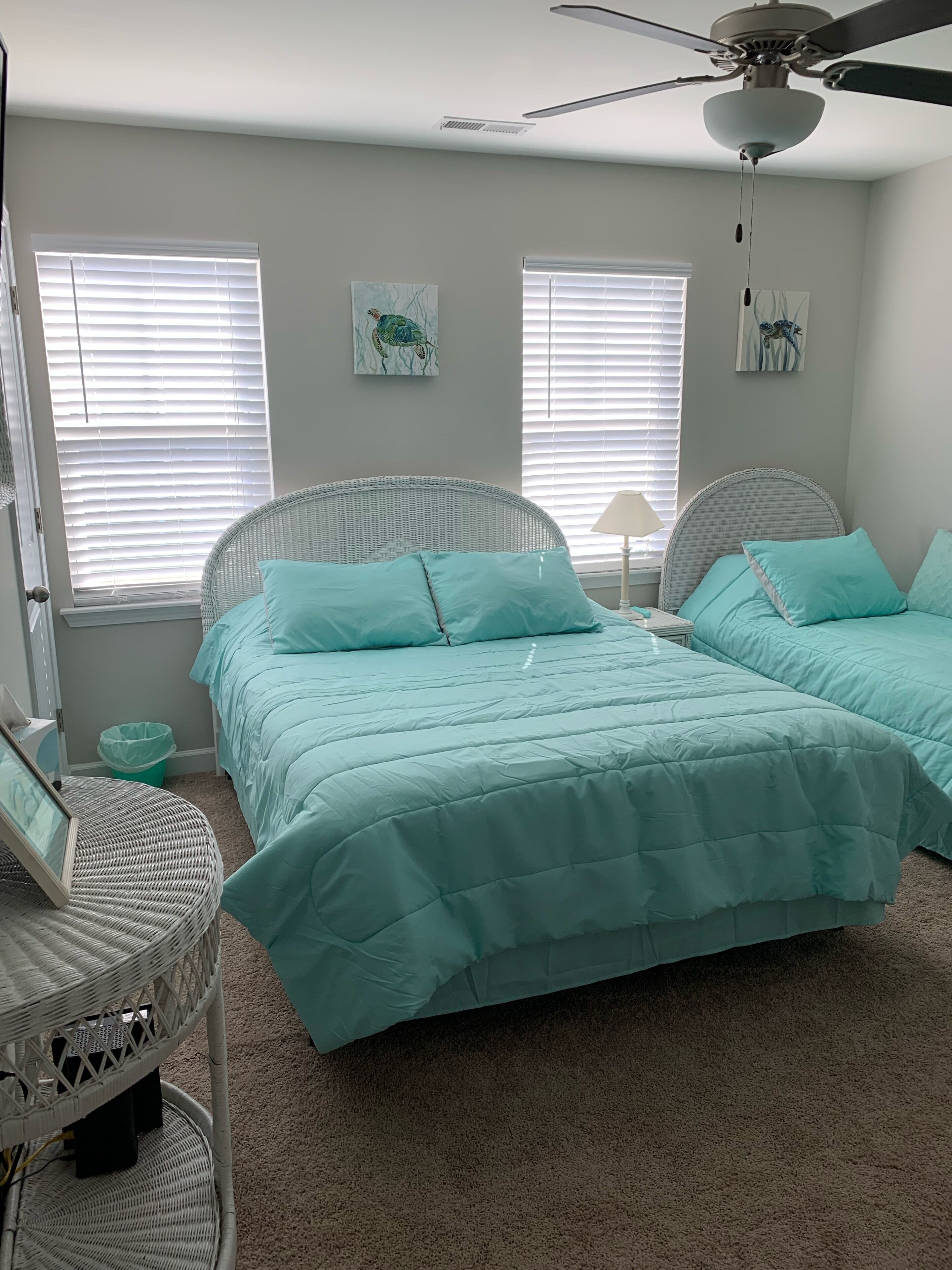 2 bedrooms, iron/ironing board, free WiFi, bed sheets