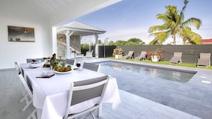 Outdoor dining - Villa l'India - 3 Suites | Pool & Terraces | Saint-François (Saint-François)