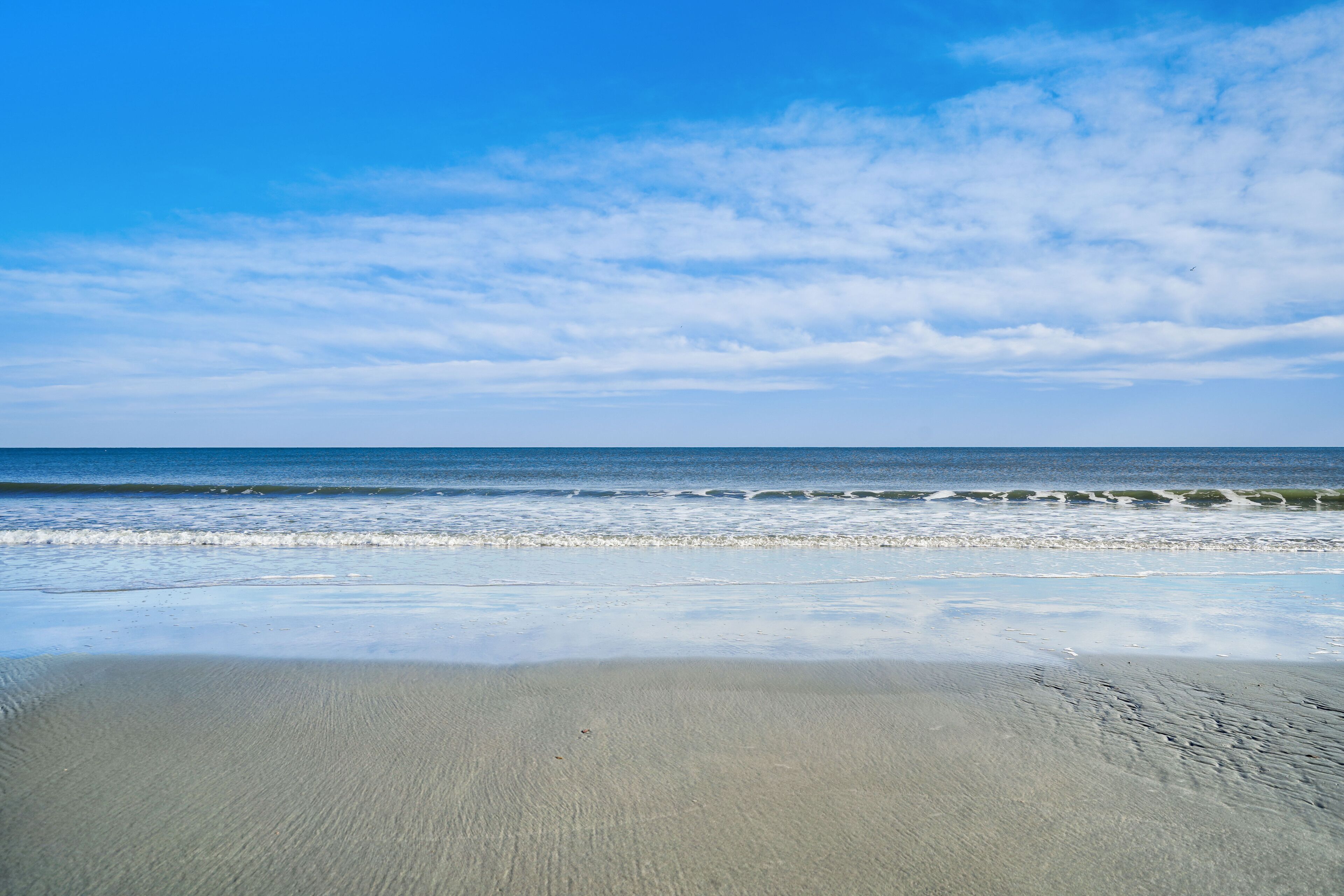 In Strandnähe, Liegestühle, Strandtücher
