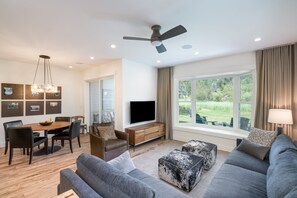 TV, fireplace - Kit & Cub-oodle,Private Hot Tub, Fire Pit, Grill, Backyard & Views! (Steamboat Springs)