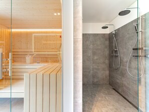 Shower, hair dryer