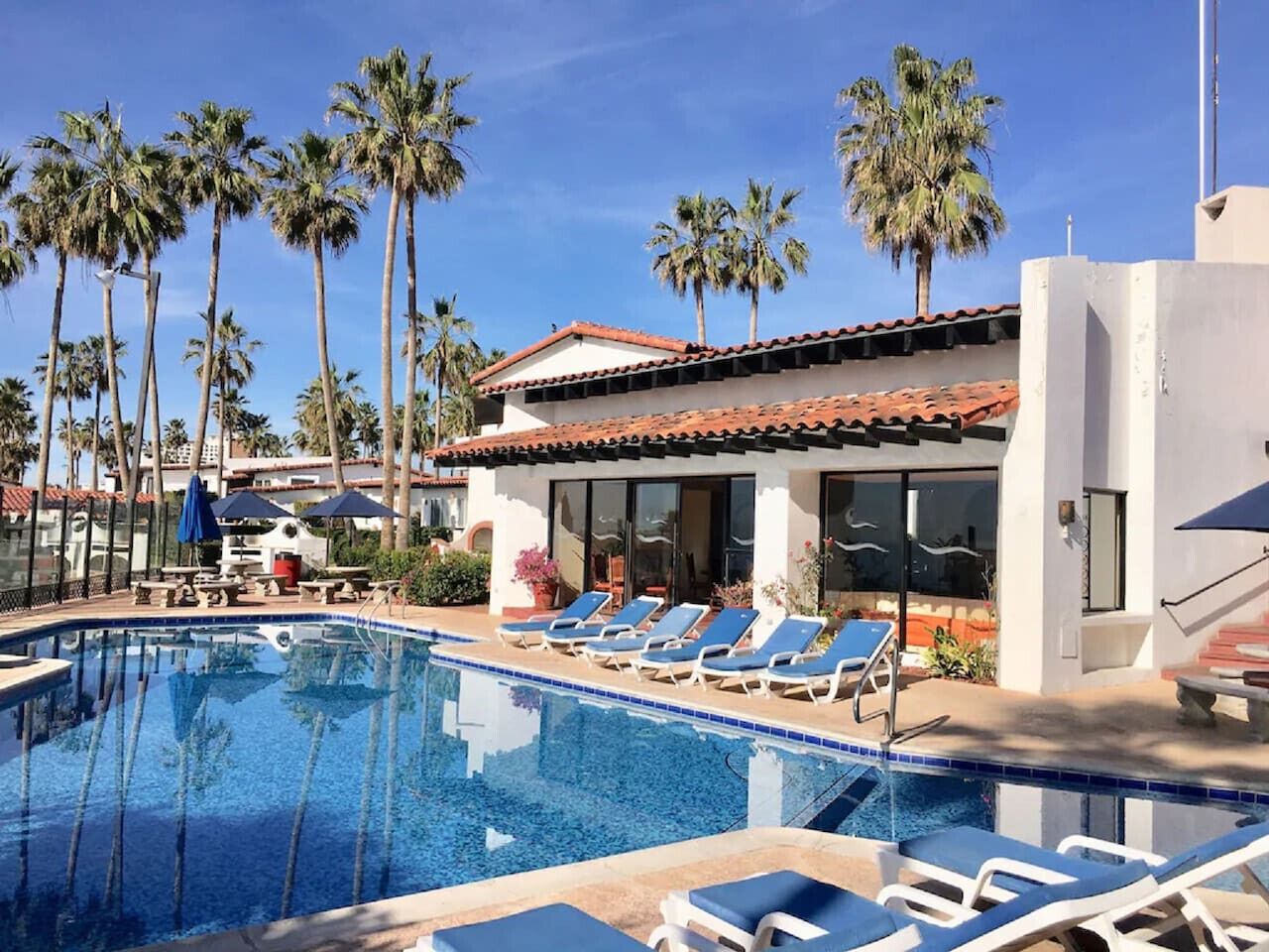 Et oppvarmet basseng