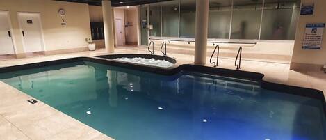 Indoor pool, outdoor pool