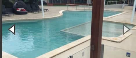 Indoor pool, outdoor pool
