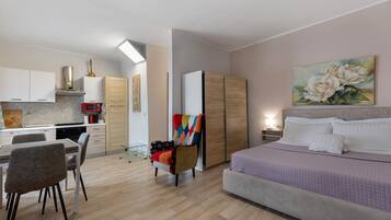 1 Schlafzimmer, Bügeleisen/Bügelbrett, kostenloses WLAN, Bettwäsche