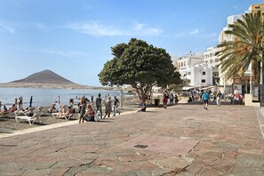 En la playa 