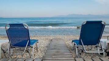 Vlak bij het strand