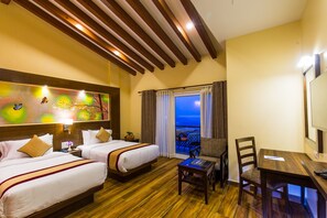 Deluxe Room | Individually furnished, desk, free WiFi, bed sheets - Himalaya Drishya Resort (Dhulikhel)
