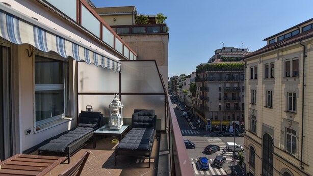 Terrace/patio - The Best Rent-Penthouse in the center (Milan)