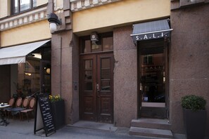 Majoituspaikan julkisivu