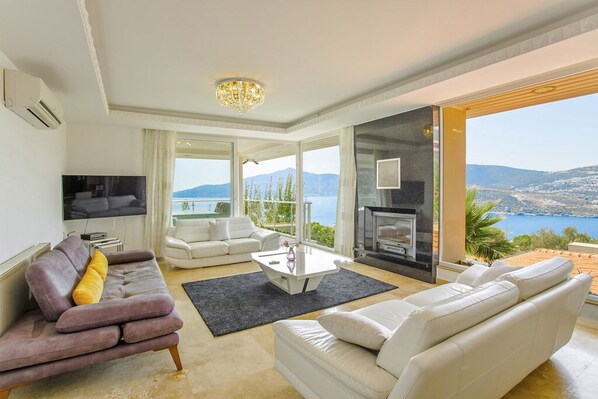 TV, fireplace, table tennis