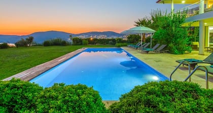 An exclusive very private villa with stunning sea views
