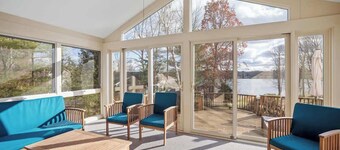 Halfmoon Lake 4BR Home w Game Room, Deck, Dock!