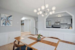 Dining - Halfmoon Lake 4BR Home w Game Room, Deck, Dock! (Alton)