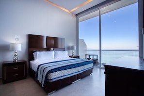 Master bedroom with stunning ocean view