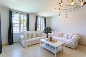 TV connectée, cheminée, livres, vidéothÚque