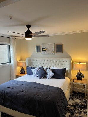 4 bedrooms, iron/ironing board, bed sheets