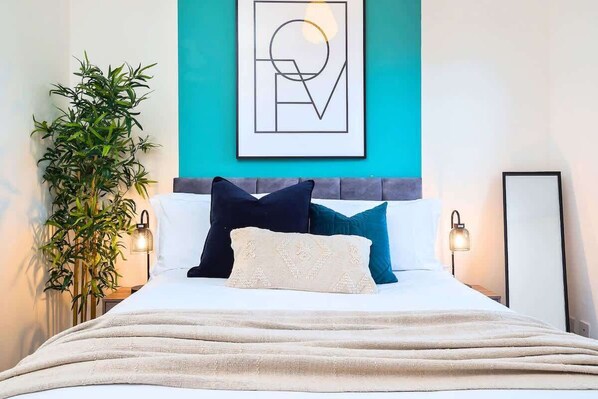 4 habitaciones, wifi y ropa de cama