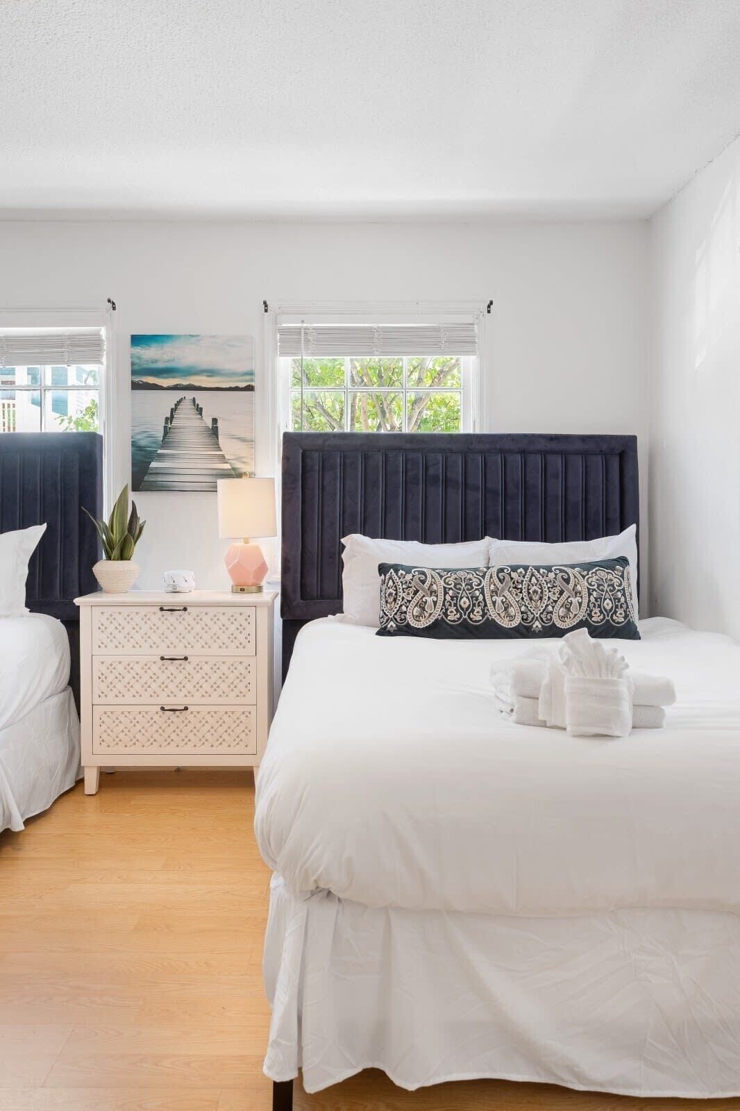 1 bedroom, iron/ironing board, travel crib, WiFi