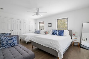 3 bedrooms, iron/ironing board, travel crib, WiFi