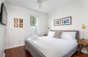 3 bedrooms, iron/ironing board, travel cot, WiFi