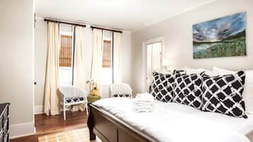 2 bedrooms, iron/ironing board, travel crib, WiFi