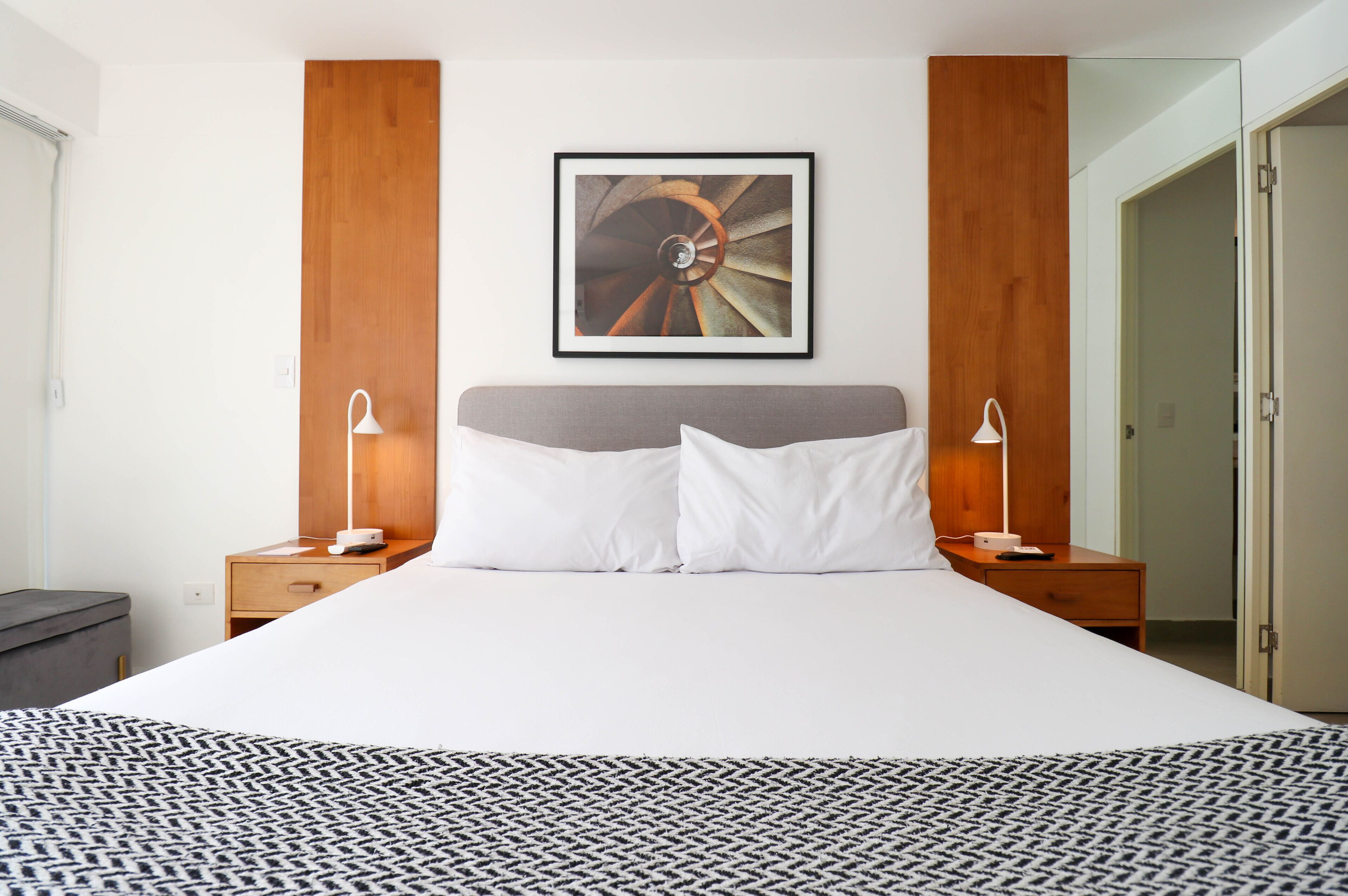 Ropa de cama de alta calidad, wifi gratis y ropa de cama 