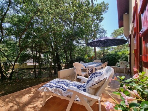 Plage la gravière Villa F4 entre Lac et Mer avec clim réversible à Hossegor